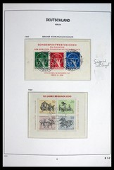 BERLIN Germany 1948-1990 Used Key Items Overprints Signed Stamp Collection