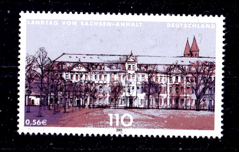 Germany Parliament Government Buildings Saxony-Anhalt Magdeburg Michel 2184 MNH