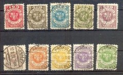 Memel 141/50 Set Or Single Values Luxury Postmarked (M0413