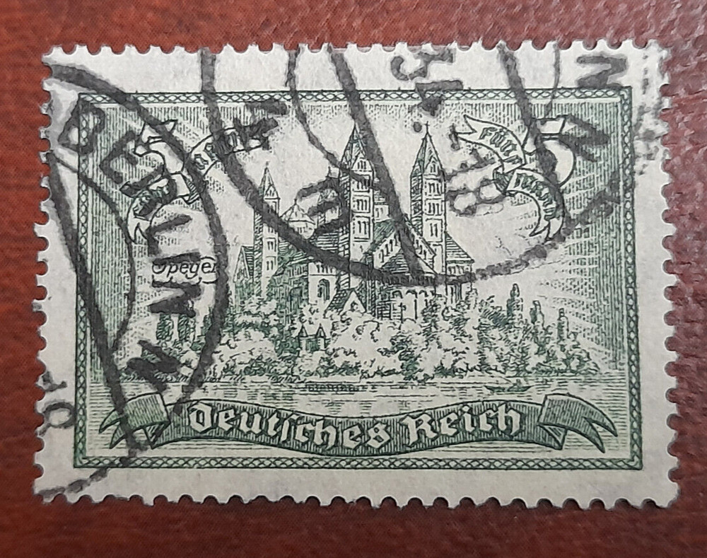 Stamp Germany Reich 5 Mark 1924 Bauwerke Speyer Mi. Nr. 367 (29583)