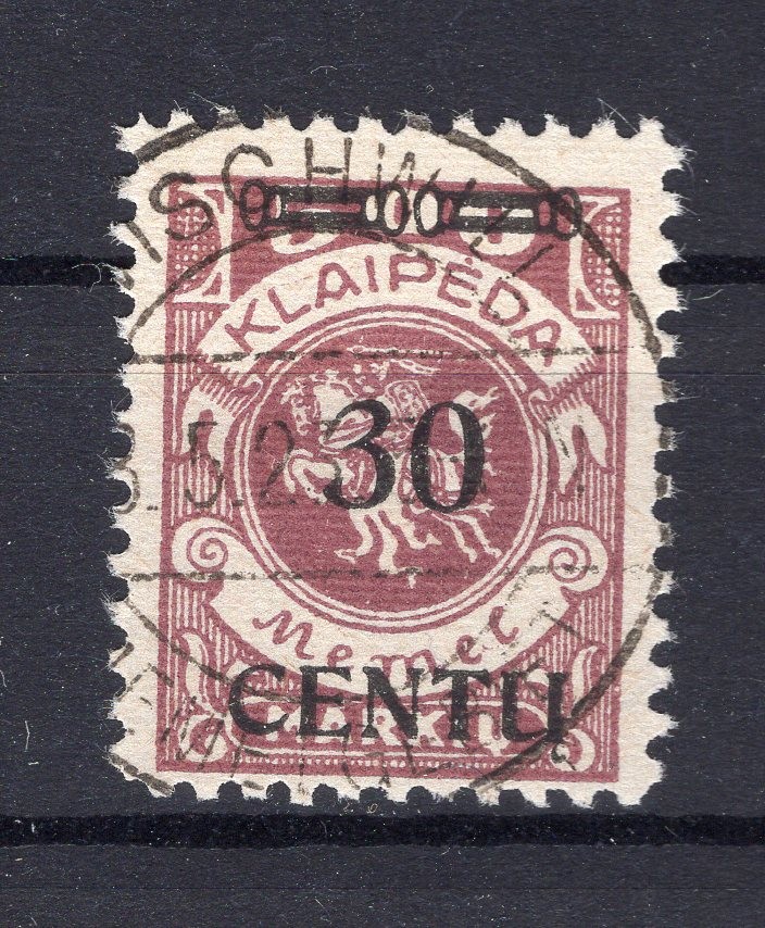 Memel 172BI Type Or Abart Used Stamped BPP 40EUR BPP-Signatur EA3786