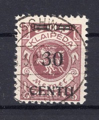 Memel 172BI Type Or Abart Used Stamped BPP 40EUR BPP-Signatur EA3786