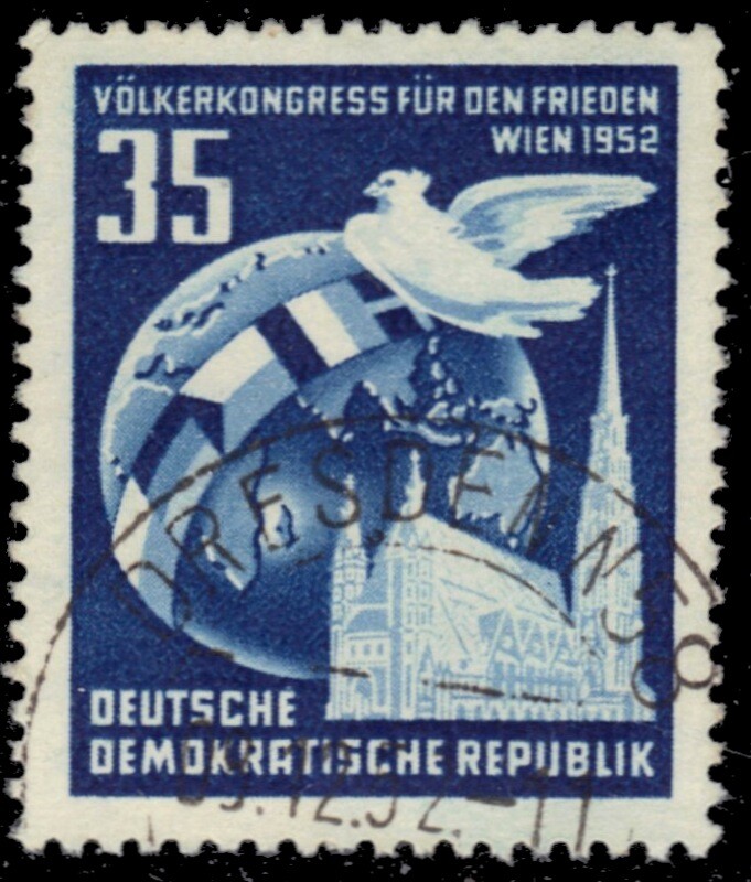 GERMANY DDR 119 – Congress of Nations for Peace „Dove“ (pc19168)