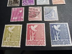 Germany Stamps – 25 stamps – very nice lot – 1946-1948 – see notes and pics