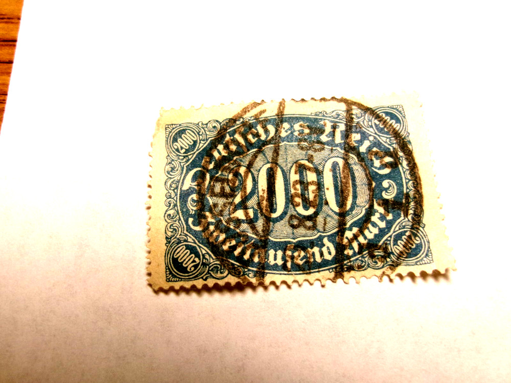 GERMAN RARE DEUTFCHES REICH STAMP ‚REDUCED‘