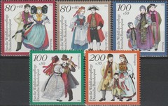 Germany-FRG Welfare Costumes 1994 MNH-12 Euro