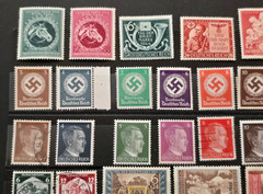 WW2 Nazi German Third Reich NSDAP Swastika Hitler Head Stamp Matched Den + Sets