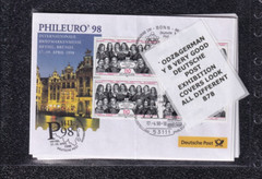 `ODZ&GERMANY 8 VERY GOOD DEUTSCHE POST EXHIBITION COVERS LOOK ALL DIFFERENT 878