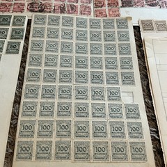 AMAZING GERMANY M&U STAMP RESELLER LOT WORLD WAR ONE ERA HYPERINFLATION, OVPTS