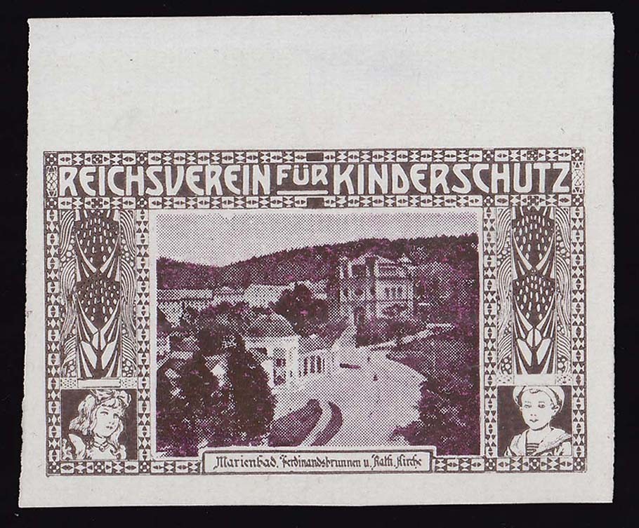 Germany – Child Protection Label Unused hinged.