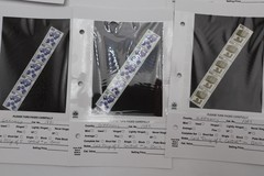 GERMANY COIL STRIP OF 5 PARTIAL SET WITH CONTROL NUMBER 1074-1083 TS70