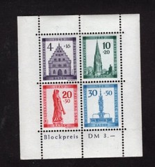 GERMANY BADEN, FRANCE ZONE, MI # BL 1A, MNH