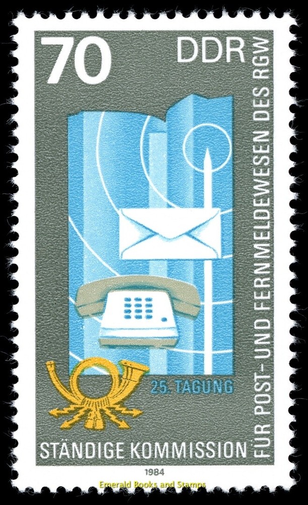 EBS East Germany DDR 1984 – PTT Meeting Cracow Poland – Michel 2873 – MNH**
