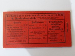Germany Deutschland Stamps BOOKLET complete 1936, Third Reich Nazi WWII era – A