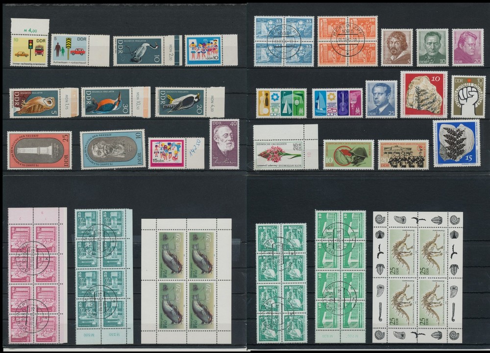 Germany East, DDR, beautiful stamp collection, used and new (RD 17)