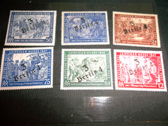 set of 6 1947-48 Leipzig Fair Locals for Berlin