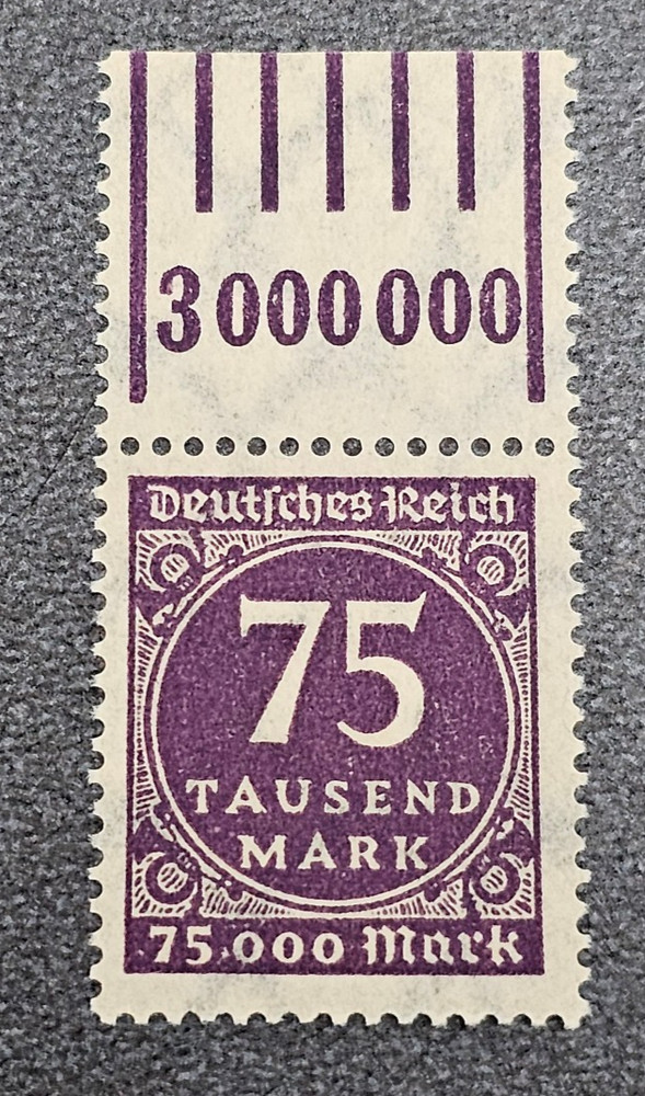 Stamp Germany Deutsches Reich 75 000 Mark 1923 Mi. Nr. 276 [🇩🇪37451]