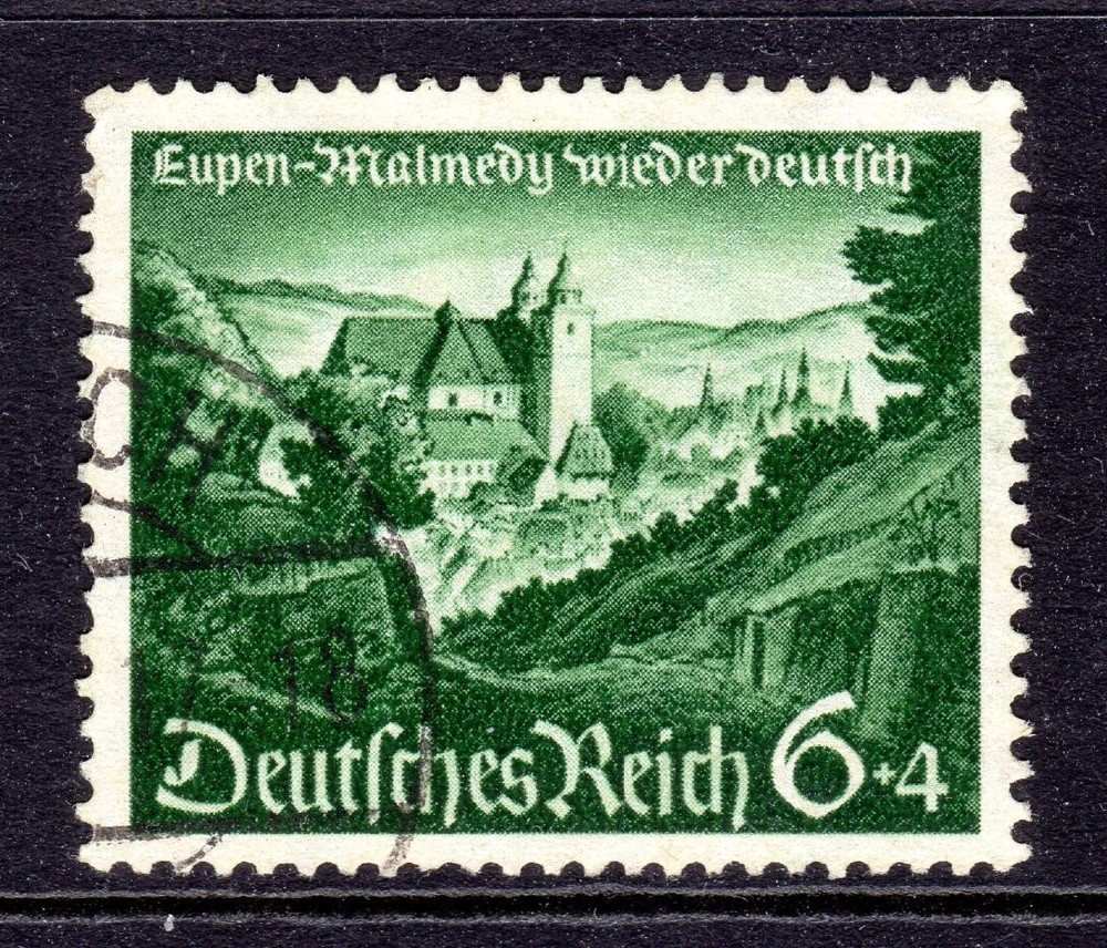 Germany Scott #B 174 VF Used 6+4 Pfg. 1940 Eupen & Malmedy Unite With Reich