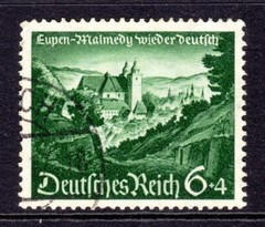 Germany Scott #B 174 VF Used 6+4 Pfg. 1940 Eupen & Malmedy Unite With Reich