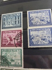 Collection Of 33 Third Reich German Stamps Midt 1930s- Early 1940s