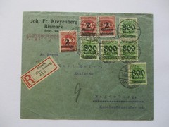 Germany 2 Million Over 200 Marks 800 Thousand Over 500 COVER Bismark Sachsen Mag