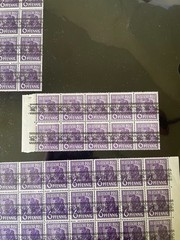 1940’s Lot Of 5 Blocks Stamp Germany Allied Occupation Overprint 6Pf MNH