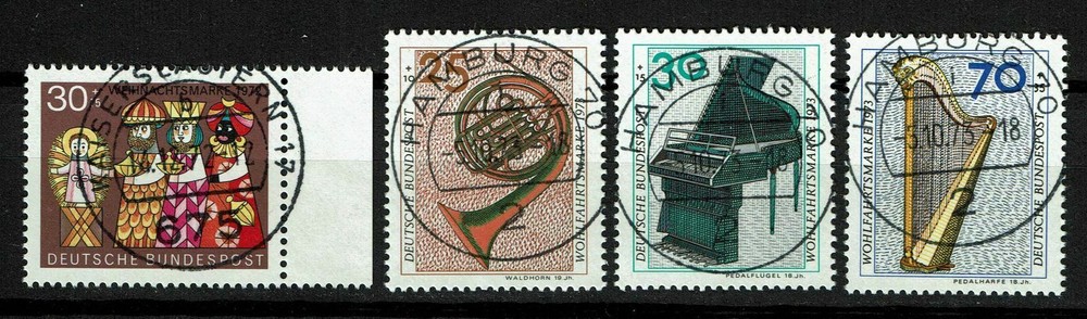 Bundle 749, 782, 783, 785, stamped, Mi. 3.70