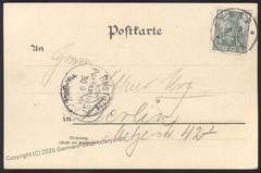 China Germany 1902 Gruss aus Kiautschou 5pf Reichspost Cover Boxer Rebell 110028