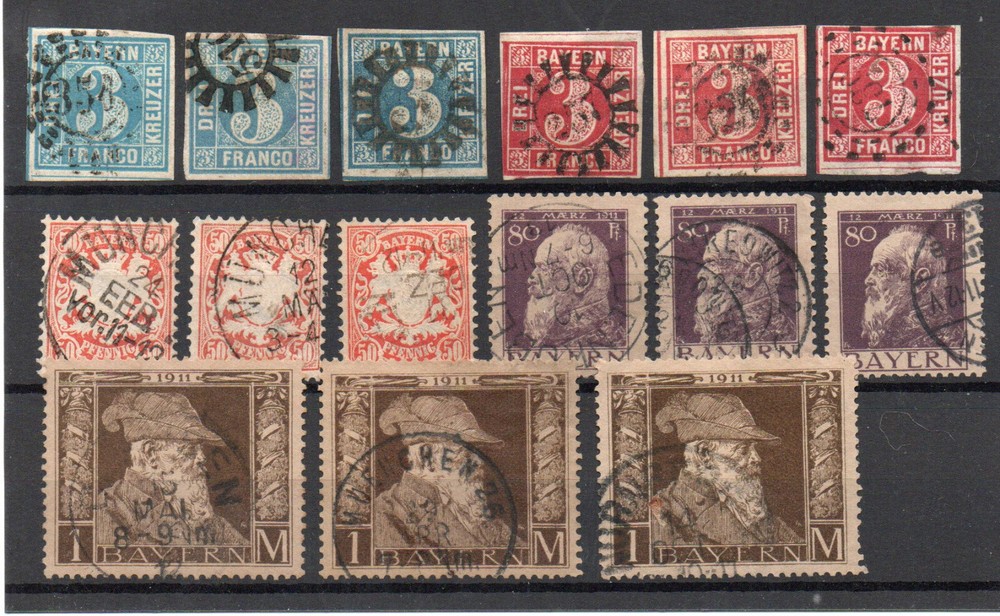Bavaria – Selection (15) Used / Lot 0525235