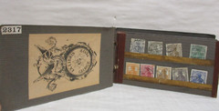 Lot of 90 Germany Stamps 1914-1924 in Book Briefmarken des Deutschen Reiches