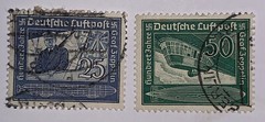 Travelstamps: Germany Stamps Scott #C59-C60 Airmail Used Ng