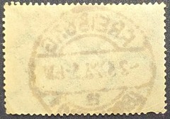 Germany Inflation Era 1000 Mark Revenue Stamp Deutsches Reich Used