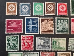 WW2 Nazi German NSDAP Third Reich Stamp Collection Many Sets! HI CV