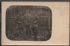 ✔️ GERMANY REICH WWI SOLDIERS EXCELLENT RARE AGED MILITARY PHOTO POSTCARD