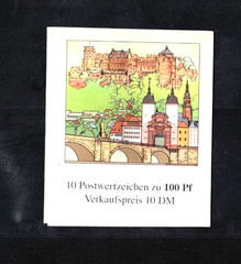 ODZ&ENDZ 1 GERMANY BOOKLET 1934 MNH Bklt pane, 10 #1934 100pf 1118