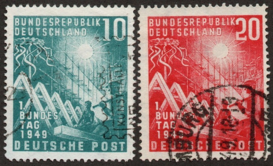 Germany Scott 665-666 used complete 2021 cv $34