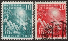 Germany Scott 665-666 used complete 2021 cv $34