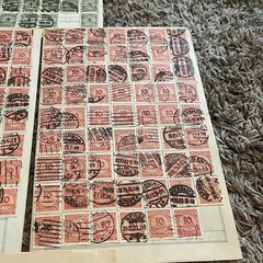 AMAZING GERMANY M&U STAMP RESELLER LOT WORLD WAR ONE ERA HYPERINFLATION, OVPTS