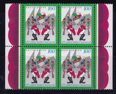 Bundesrepublik MNH ** 1903 Scott 1956 Carnival Cologne block of 4