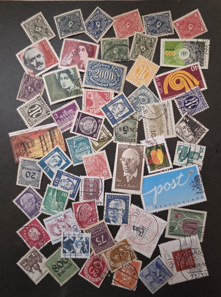 GERMANY Stamp Lot Used Unused MH OG T24232