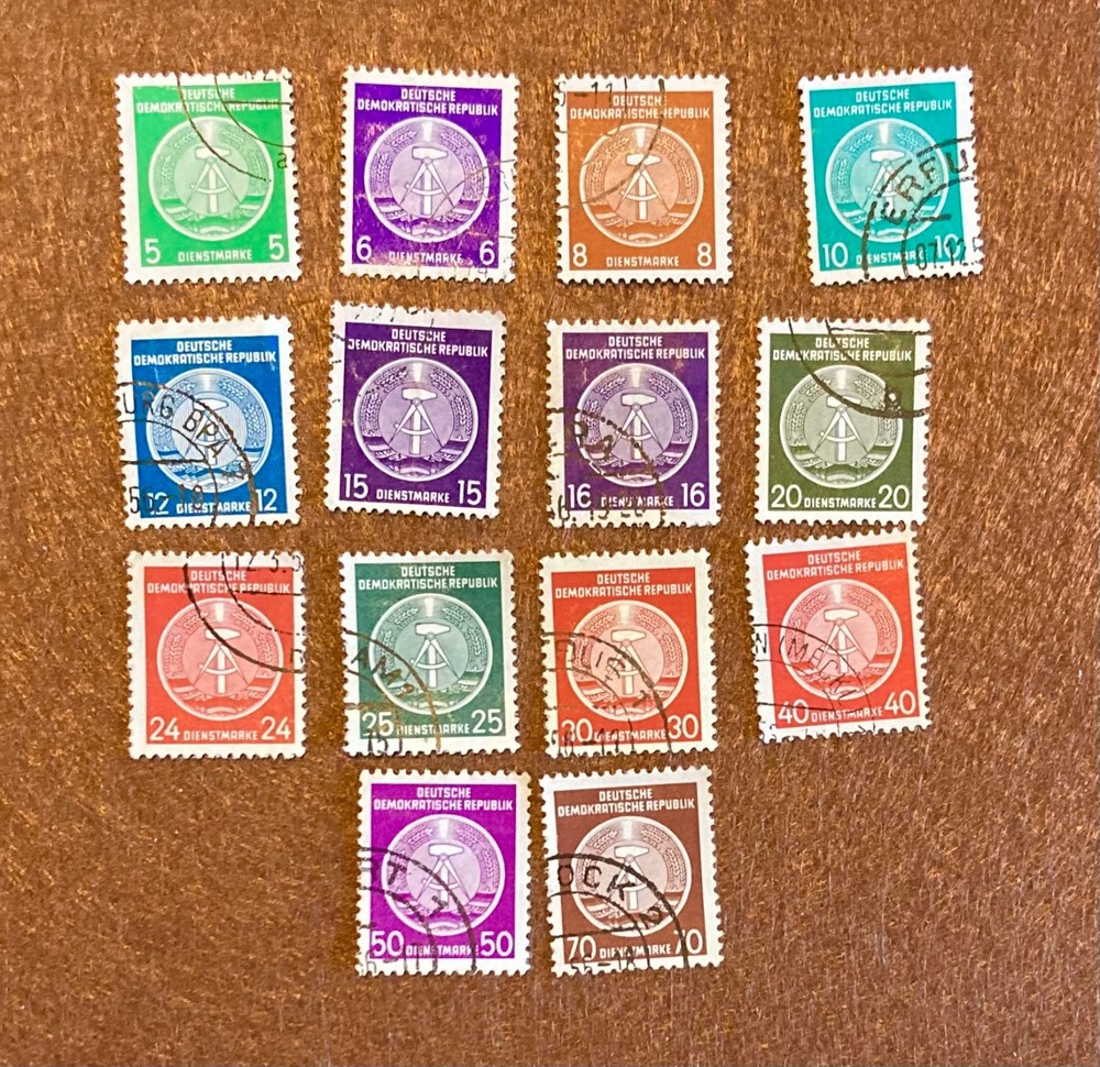 “ HAMMER AND COMPASS “ GERMANY, DDR, 1954. Fine used