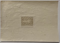 1936 GERMANY MUNICH STAMP SOUVENIR SHEET HORSES
