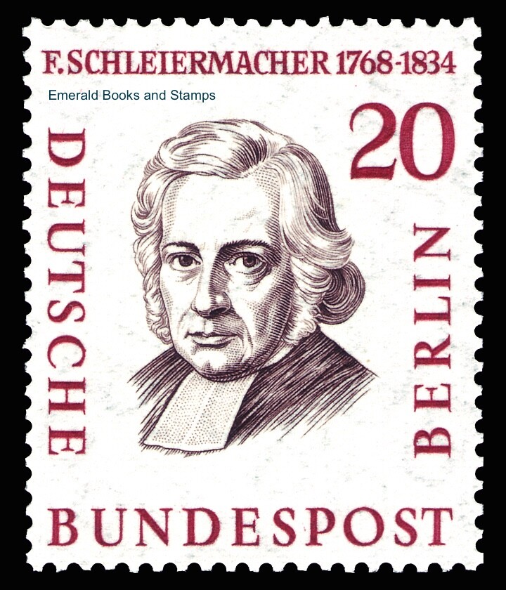 EBS Berlin 1958 – Friedrich Schleiermacher – Philosopher – Michel 167 – MNH**