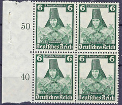 Germany 3rd Reich 1935 Welfare Fund Mi# 591 Block of 4 MNH **