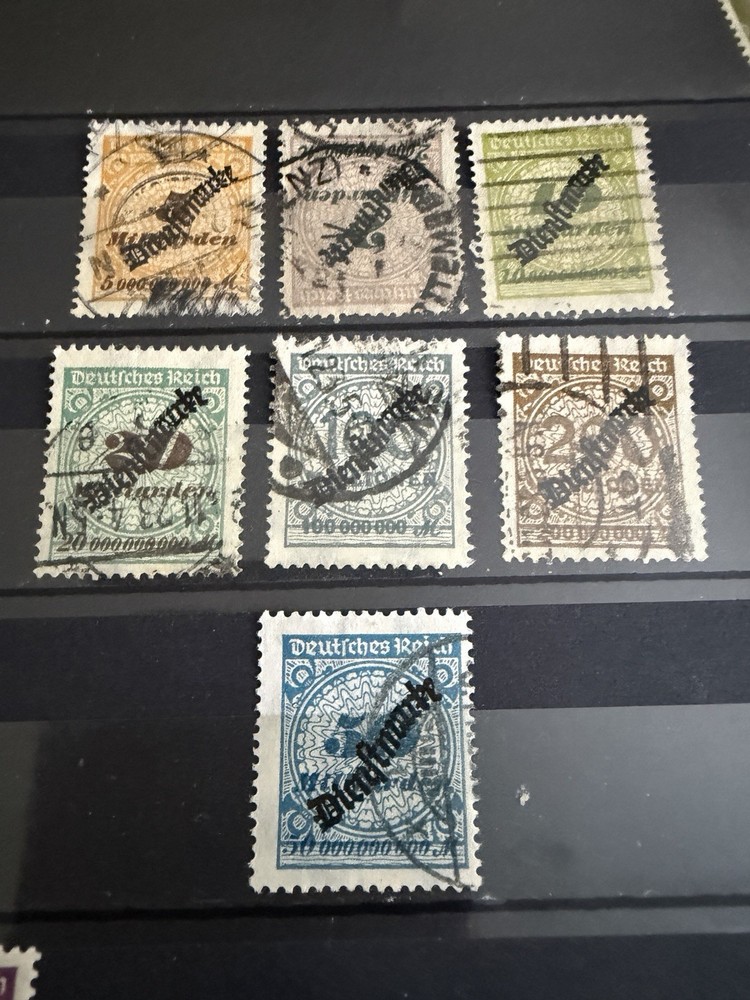 GERMANY Official Set Used Expertised SCARSE!! Bargain Price