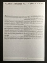 GERMAN POST ART-EDITION 1995/03 1774/1776 KUNST MALEREI GEMÄLDE ART