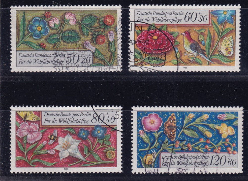 Berlin used 744-7 SC 227-30 flowers