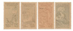 Saar: Semi-Postal – 1927 – SC# B5-B8 (complete) – MNH