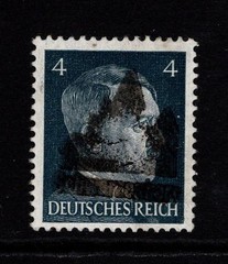Germany 1945 Castle Obliterate Issue 4p MNH / Signed Richter – S58821