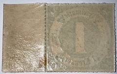 TRAVELSTAMPS: 1859 THURN AND TAXIS, 1 KREUZER, MINT ORIGINAL GUM NH